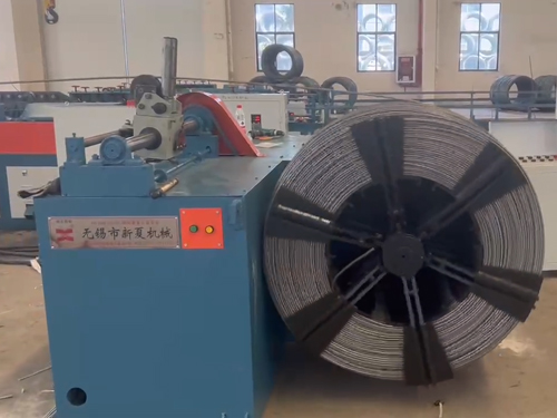 XG1200型自脱卸工字辊收线机 上海奉贤现场